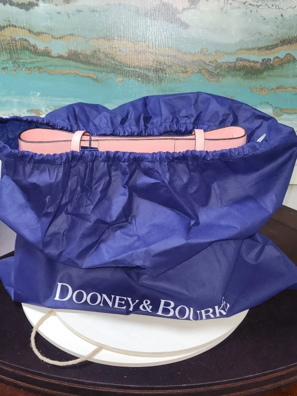 Dooney & Bourke Lexinton Shopper Pink Saffiano Leather  [Item #HL12]